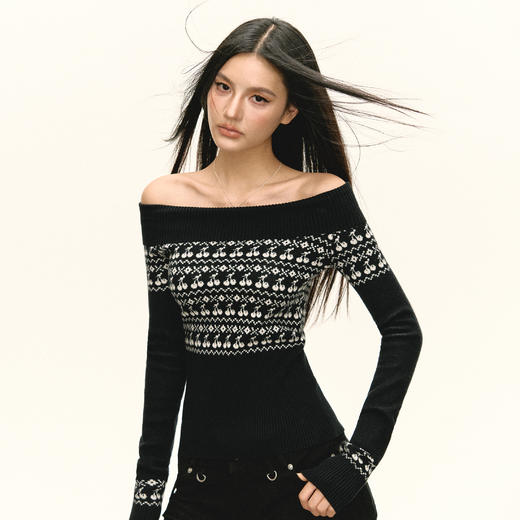 Ariseism 美式复古毛衣女秋季新款上衣 商品图0