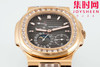 PPF潜心三年 真"芯"之作！百达翡丽PP鹦鹉螺系列5712GR 方钻玫瑰金皮带款总裁 新升级V3版 男士腕表 商品缩略图2