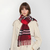 BURBERRY 巴宝莉 中性马术骑士徽标对比色格纹羊绒围巾 格子 8115314 C3383 商品缩略图2