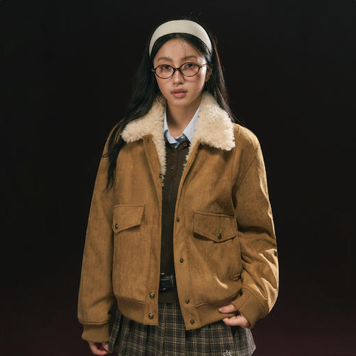 Ariseism 美式复古短外套女秋季新款上衣 商品图0