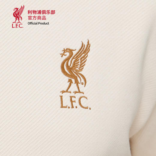 【官方正版】利物浦俱乐部 | 浅卡其色帽衫秋季保暖连帽卫衣 商品图4