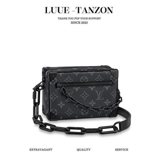 驴家 mini soft trunk 黑花链条包（CB） 商品图0