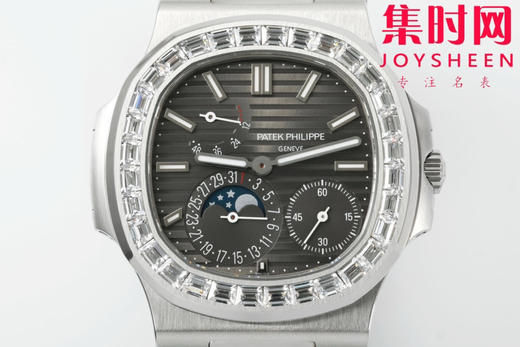 PPF潜心三年 真"芯"之作！百达翡丽PP鹦鹉螺系列5712GR 方钻灰盘皮带款总裁 新升级V3版 男士腕表 商品图1