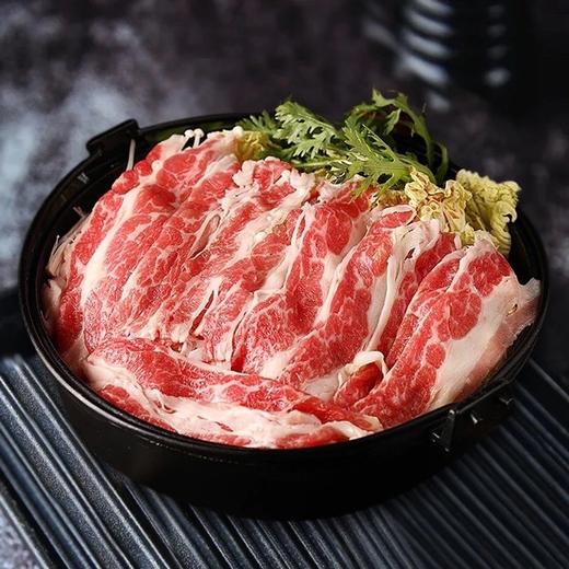 品牌直发158抢6盒到手1200g大黄鲜森进口原切安格斯谷饲200天肥牛片 天然牧场散养安格斯牛配料表只有牛肉 肥瘦均匀基地直邮 商品图0