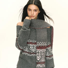 Ariseism 美式复古毛衣女秋季新款上衣