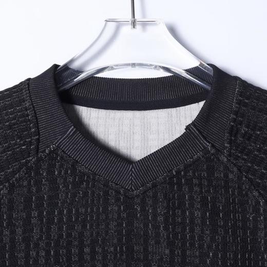 51999SDSA秋冬新款痞帅男装时尚胸前字母印花圆领卫衣下摆松紧百搭上衣 商品图2