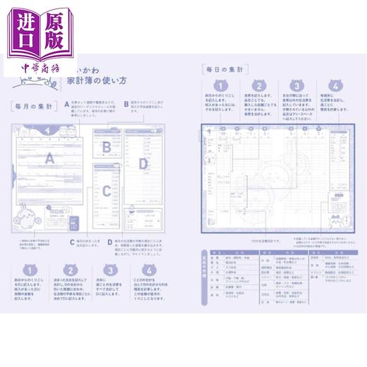 预售 【中商原版】吉伊卡哇家庭账簿2026 日文原版日韩 ちいかわ家計簿2026 お金が貯まっちゃう節約術100 商品图1