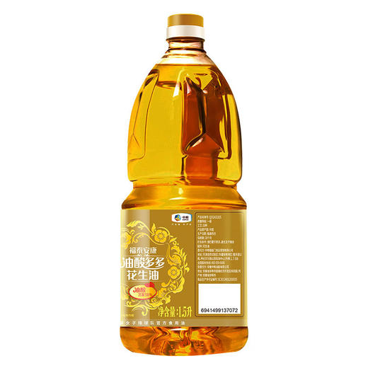 福临门中粮福泰安康油酸多多花生油 1.5L 商品图1