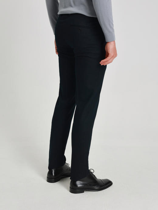 callisto黑色绵羊毛单西裤 商品图4