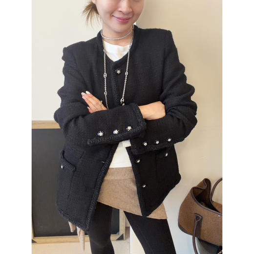 2510304     英国🇬🇧linton厂牌 初花呢 外套 经典4口袋 直筒外套 商品图3