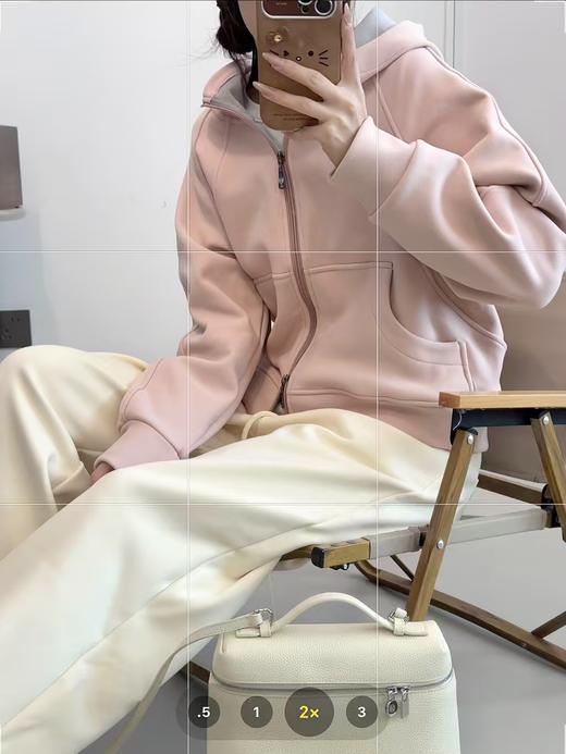 超级牛货双拉链石墨烯锁温连帽卫衣外套 商品图8