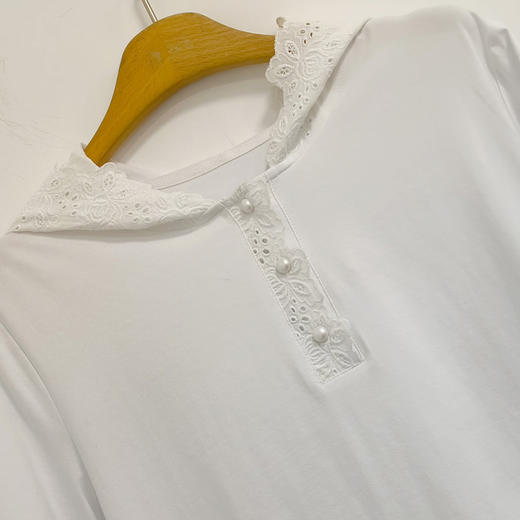 VIVIAN LIU薇薇安刘 D2457312夏女装新款针织短袖帽衫 商品图2