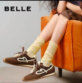 2F【百丽】流心糖增高阿甘鞋