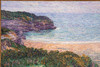 独角鹿西洋古董19世纪法国克罗藏画派著名画家Léon Detroy签名创作风景主题布面油画《海滨》 商品缩略图3