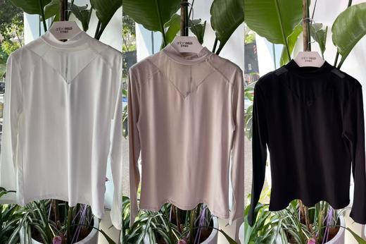 热奶肌底衣立领镂空网纱高弹舒适内穿外搭自带气质款16635105 商品图7