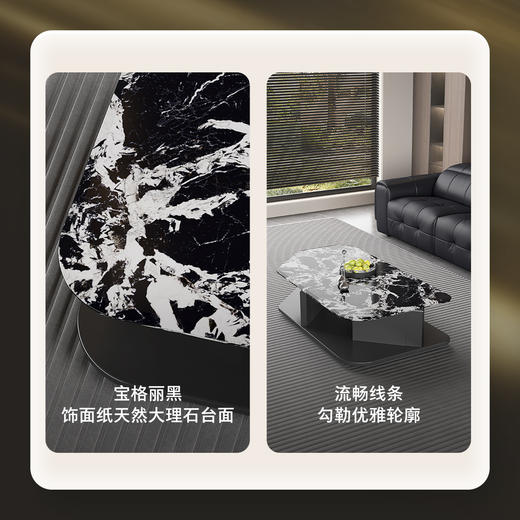 顾家家居整装 意式轻奢 茶几PT2161TD 商品图1