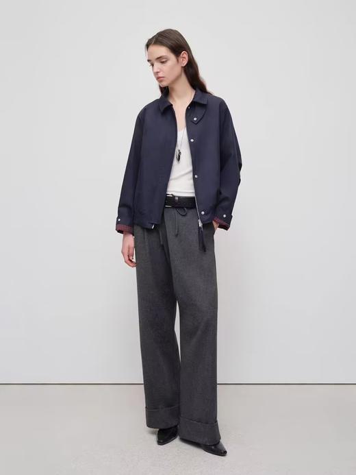 出逃赤岗西/25AWW158/复古美式海军蓝外套 商品图2