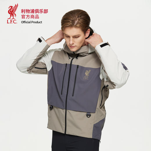 【官方正版】利物浦俱乐部 | 拼色冲锋衣户外运动功能性外套 商品图2