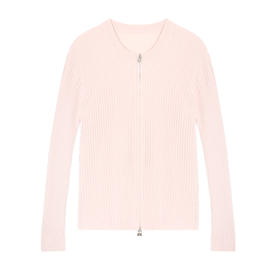 ESPRESSO抽条圆领开衫EAF101001S