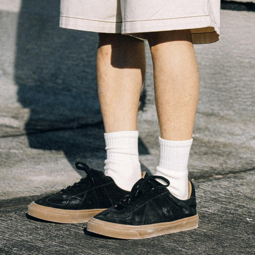 714street秋冬季新款纯色毛巾底袜中筒袜纯棉加绒保暖防臭吸汗 商品图3