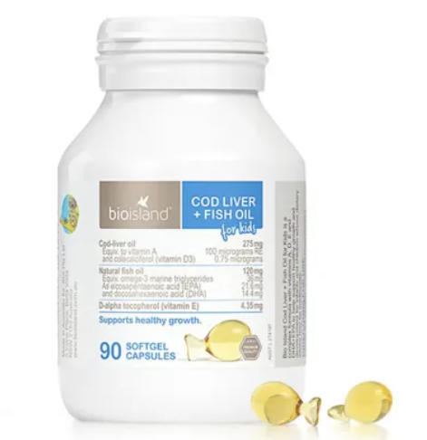 D-bioisland婴幼儿DHA鳕鱼油90粒 商品图0