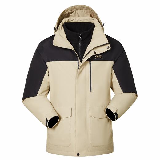 JEEP男式冲锋衣抓绒两件套J53219400766 商品图1