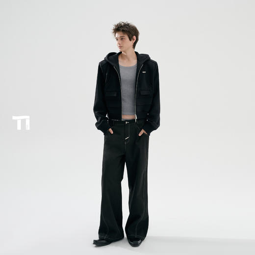 启世录TIWLLTANG“箔霭静域”标间宣言徽光掠影短赫印记连帽卫衣 商品图4