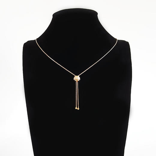 【天然正品】AU750玫瑰金经典时尚高定定制款钻石项链链长：78CM女士250925PM04现售价：11300 商品图6