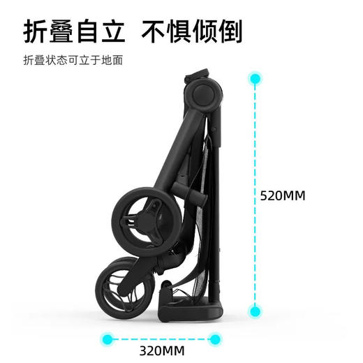 Takbebe塔克贝贝口袋推车 婴幼儿遛娃神器 轻便折叠 商品图3