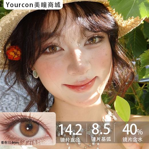 Huohuocon日抛·旧金山悬日/圣灵玻璃海·14.2mm中等着色·10片装 商品图0