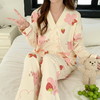 自然醒绮梦牛奶丝新款春秋季天女士睡衣可爱长袖两件套网红风大码家居服QH 商品缩略图9