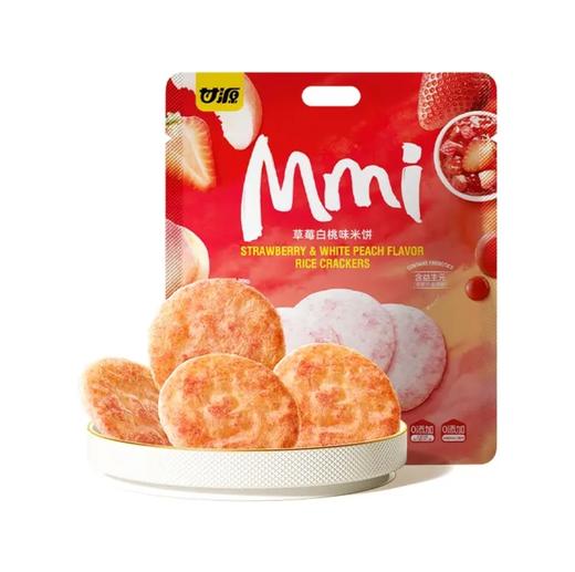 甘源草莓白桃味米饼168g 商品图0