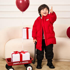 Cucutas男幼童羽绒服CY25WIW596中国红（90#-130#）