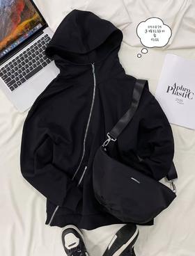 33GAR050825#连帽拉链外套