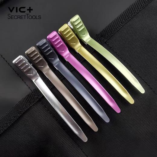 VIC+维克专业美发学院版彩色铝夹美发分区无痕夹短发理发剪发夹子D85 商品图2