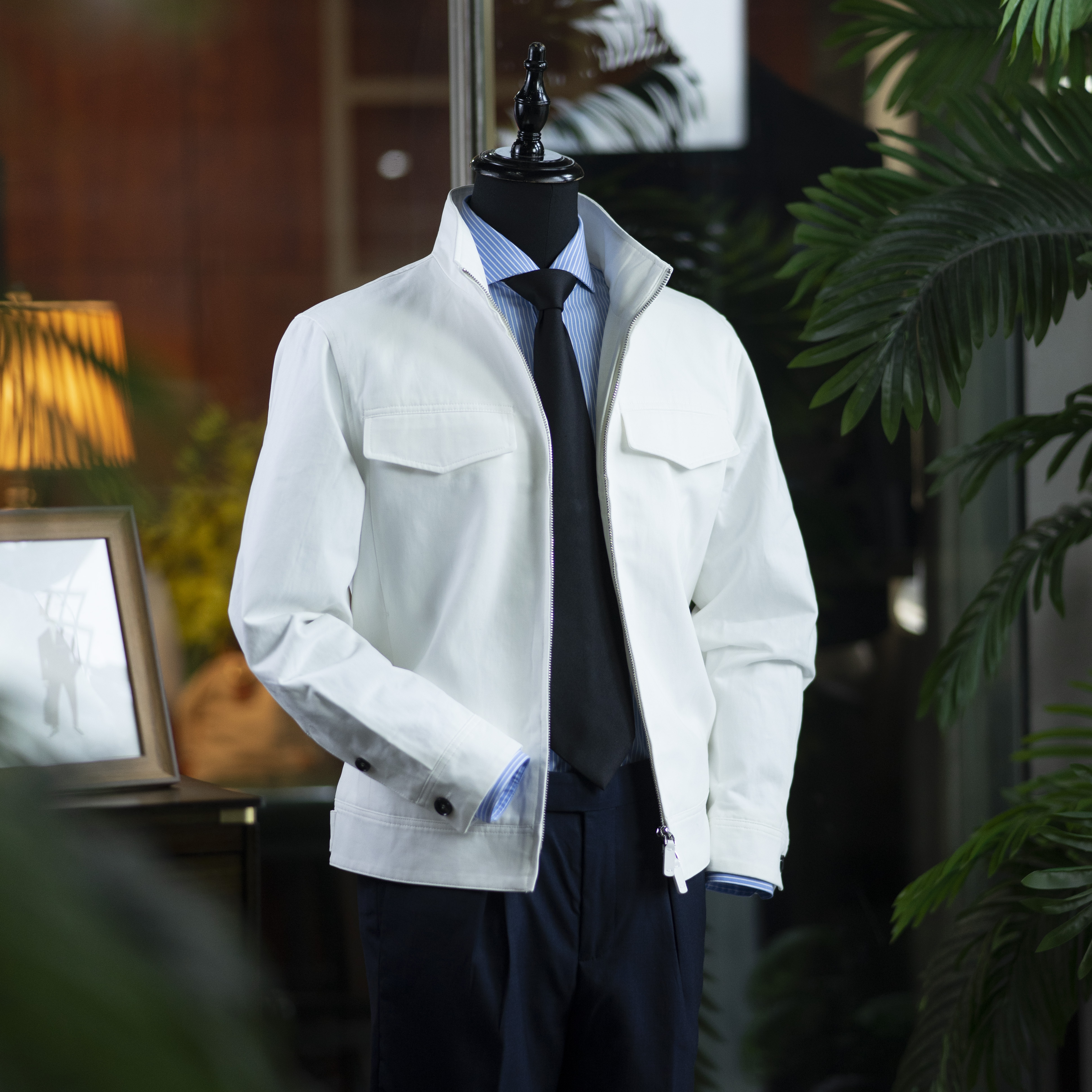 新款男士纯棉休闲夹克-两款可选