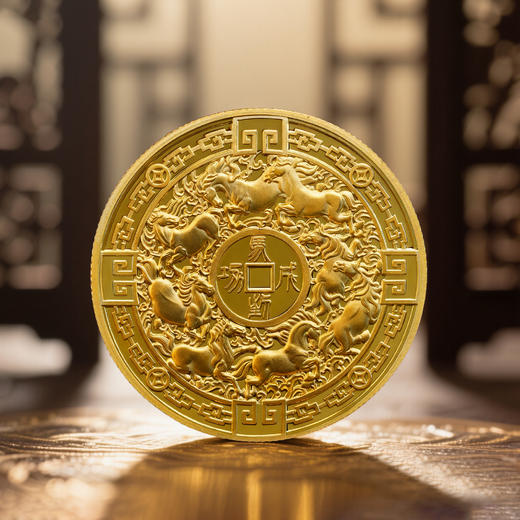 2025马年生肖荧光纪念章40mm 商品图3