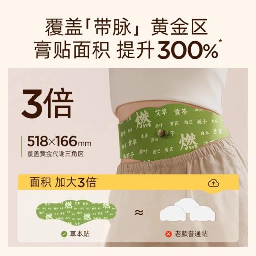 瑶辰 草本燃腹贴 膜布亲肤透气 5贴草本贴+5颗噗噗丸/袋 商品图4