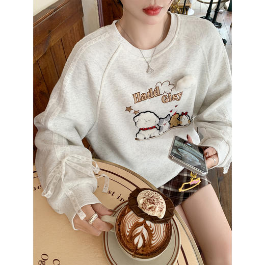 <曾小咸推荐>2.3现货秒杀 ！微信超特价！动物植绒刺绣卫衣 日常189.99 立减100 秒杀89.99！！ 商品图2