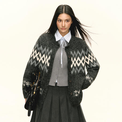 Ariseism 美式复古毛衣女秋季新款上衣 商品图3