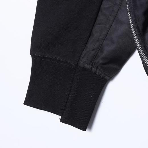 SDSA男士秋冬新款痞帅男装小众拼接多拉链立领连帽夹克外套简约潮 商品图4