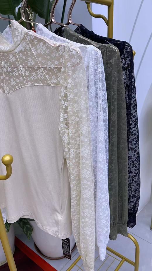 蕾丝立领时尚小衫内搭外穿自带气质16685104 商品图9