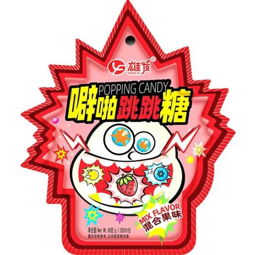 雄发噼啪跳跳糖混合果味30g 商品图0