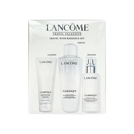 【春夏新风尚】Lancome兰蔻极光明星套装净澈焕亮护肤套装美白提亮保湿修护配件 三件套：洁面乳125ml+精华水250ml+乳液75ml 商品图6