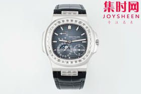 PPF潜心三年 真"芯"之作！百达翡丽PP鹦鹉螺系列5712GR 方钻牛仔蓝皮带款总裁 新升级V3版 男士腕表