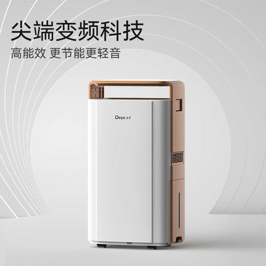 德业（Deye）除湿机/抽湿机 除湿量58升/天 家用地下室别墅干衣变频吸湿器 空气净化除甲醛DYD-V58A3 商品图1