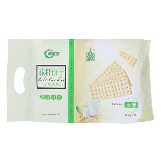 阿尔发 无糖发酵饼干苏打饼干 458g/袋 商品图1
