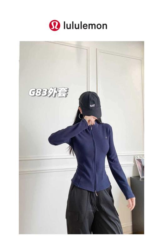 一包2件装，巨亲肤的羊绒蛋白面料！lulu2025秋季新款女士小蛮腰外套 商品图3