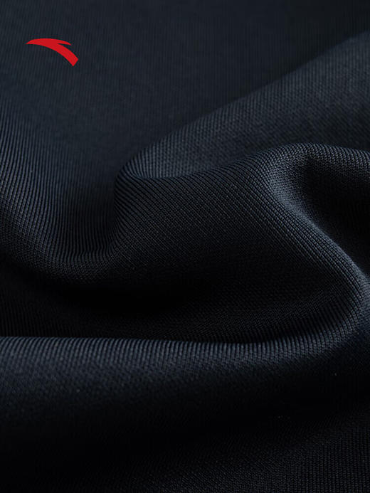 安踏针织运动长裤男士秋季跑步训练束脚卫裤黑色运动裤152537323 商品图5