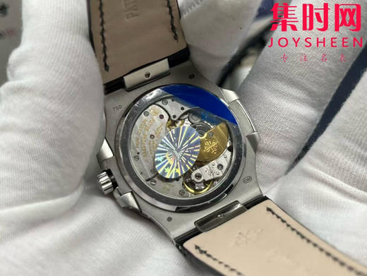 PPF潜心三年 真"芯"之作！百达翡丽PP鹦鹉螺系列5712GR 方钻灰盘皮带款总裁 新升级V3版 男士腕表 商品图6